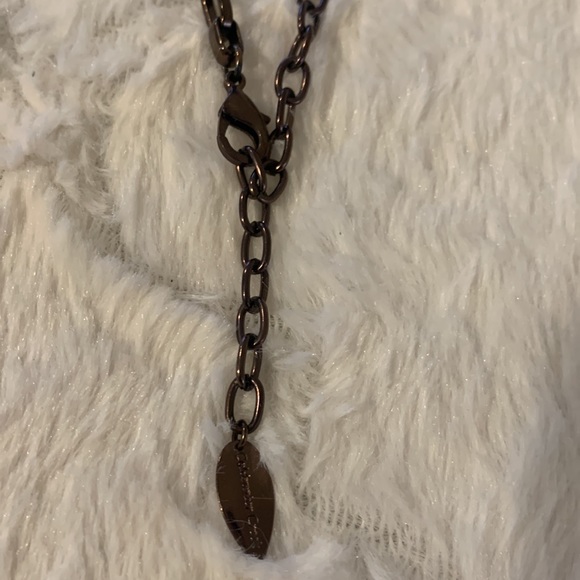 Coldwater Creek 36’’ necklace with 15 champagne rhinestones. - Picture 5 of 5